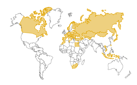 Trademark rights countries